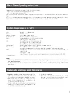 Предварительный просмотр 7 страницы Panasonic i-pro WJ-NT304 Operating Instructions Manual