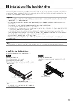 Preview for 13 page of Panasonic i-PRO WJ-NX300/12TB Installation Manual