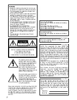 Preview for 2 page of Panasonic i-Pro WV-SF332 Installation Manual