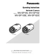 Предварительный просмотр 1 страницы Panasonic i-Pro WV-SP102 Operating Instructions Manual