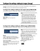 Preview for 19 page of Panasonic i-Pro WV-SP102 Operating Instructions Manual