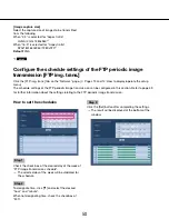 Preview for 50 page of Panasonic i-Pro WV-SP102 Operating Instructions Manual