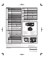 Предварительный просмотр 2 страницы Panasonic i-Pro WV-SP302 Specifications