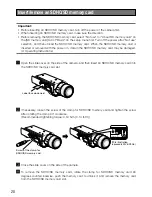 Preview for 20 page of Panasonic i-Pro WV-SP306 Installation Manual