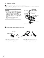 Preview for 22 page of Panasonic i-Pro WV-SP306 Installation Manual