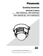 Предварительный просмотр 1 страницы Panasonic i-Pro WV-SW355 Operating Instructions Manual