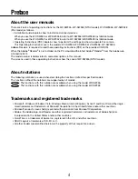 Preview for 4 page of Panasonic i-Pro WV-SW355 Operating Instructions Manual