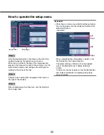 Preview for 25 page of Panasonic i-Pro WV-SW355 Operating Instructions Manual