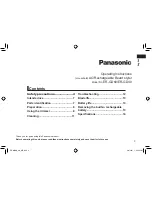 Preview for 3 page of Panasonic i-Shaper ER-GD40 Operating Instructions Manual