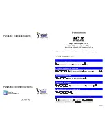 Panasonic ICX Quick Reference Manual preview