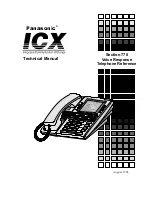 Panasonic ICX Technical Manual preview