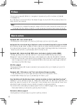 Preview for 6 page of Panasonic IDEHAL WV-SFN311L Important Information Manual