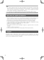 Preview for 8 page of Panasonic IDEHAL WV-SFN311L Important Information Manual