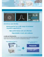 Preview for 5 page of Panasonic Imagechecker P400 Specifications