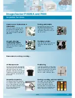 Preview for 15 page of Panasonic Imagechecker P400 Specifications