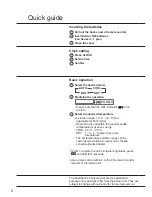 Preview for 2 page of Panasonic Indoor Unit CS-S9PKR Operating Instructions Manual