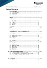 Preview for 5 page of Panasonic INDUSTRY PAN9028 Integration Manual