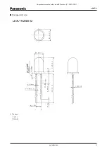 Preview for 3 page of Panasonic Infrared Light Emitting Diodes LN77L Specifications