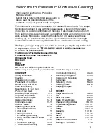 Preview for 2 page of Panasonic Inverter NN-A725 Cookery Book & Operating Instructions