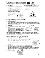 Preview for 4 page of Panasonic Inverter NN-A725 Cookery Book & Operating Instructions