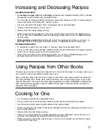 Preview for 78 page of Panasonic Inverter NN-A775 Cookery Book & Operating Instructions