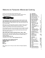 Preview for 3 page of Panasonic Inverter NN-CD748B Cookery Book & Operating Instructions