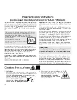 Preview for 4 page of Panasonic Inverter NN-CD748B Cookery Book & Operating Instructions