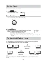 Preview for 10 page of Panasonic Inverter NN-CF770M Operating Instruction And Cook Book