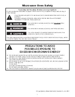 Предварительный просмотр 3 страницы Panasonic Inverter NN-CS597S Operating Instructions Manual