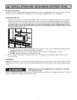 Предварительный просмотр 7 страницы Panasonic Inverter NN-CS597S Operating Instructions Manual