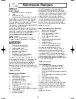 Preview for 20 page of Panasonic Inverter NN-G463 Operating Instructions Manual