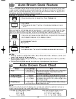 Preview for 22 page of Panasonic Inverter NN-G463 Operating Instructions Manual