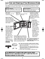 Preview for 28 page of Panasonic Inverter NN-G463 Operating Instructions Manual