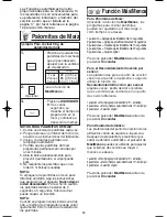 Preview for 47 page of Panasonic Inverter NN-G463 Operating Instructions Manual