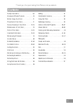 Preview for 3 page of Panasonic Inverter NN-GD38H Operating Instruction And Cook Book