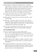 Preview for 5 page of Panasonic Inverter NN-GD38H Operating Instruction And Cook Book