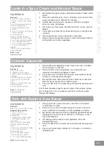 Preview for 49 page of Panasonic INVERTER NN-GD38HSSUG Operating Instruction And Cook Book