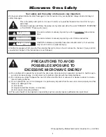 Preview for 3 page of Panasonic Inverter NN-H275 Operating Instructions Manual