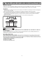 Preview for 6 page of Panasonic Inverter NN-H275 Operating Instructions Manual