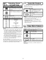 Preview for 14 page of Panasonic Inverter NN-H275 Operating Instructions Manual