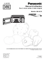 Preview for 35 page of Panasonic Inverter NN-H275 Operating Instructions Manual