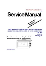 Preview for 1 page of Panasonic Inverter NN-H275 Service Manual