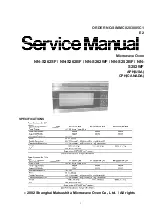 Preview for 41 page of Panasonic Inverter NN-H275 Service Manual