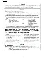 Preview for 2 page of Panasonic INVERTER NN-H665 Service Manual