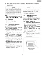 Preview for 19 page of Panasonic INVERTER NN-H665 Service Manual