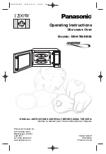 Panasonic inverter NN-H765 Operating Instructions Manual preview