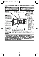 Preview for 11 page of Panasonic inverter NN-H765 Operating Instructions Manual