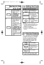 Preview for 14 page of Panasonic inverter NN-H765 Operating Instructions Manual