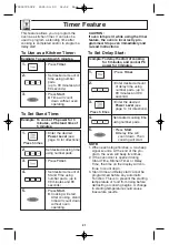 Preview for 23 page of Panasonic inverter NN-H765 Operating Instructions Manual