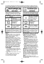 Preview for 52 page of Panasonic inverter NN-H765 Operating Instructions Manual